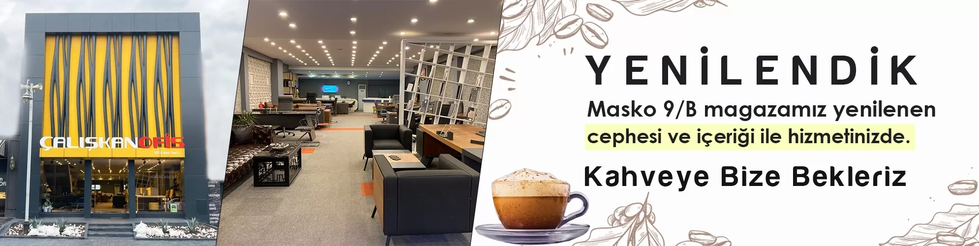 çalışkan ofis banner
