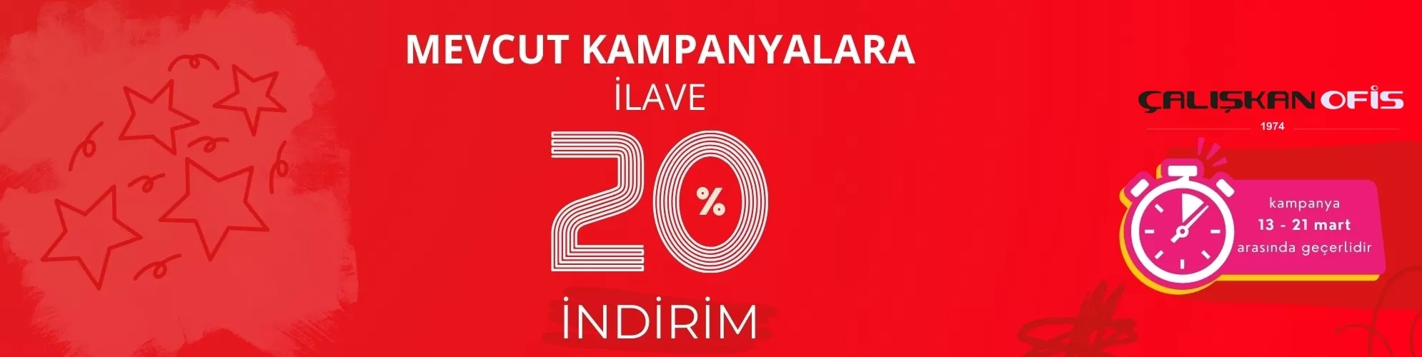 çalışkan ofis banner