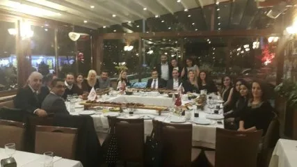 Moral,motivasyon yemeğinde bir araya geldik