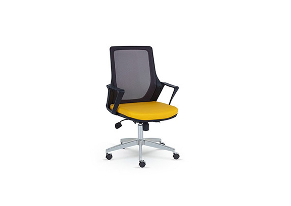 ALPHA OFFICE CHAIR CHROME FEET - AP 1512 K