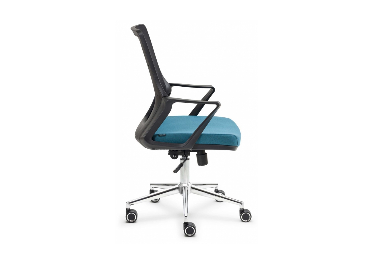 ALPHA OFFICE CHAIR CHROME FEET - AP 1512 K