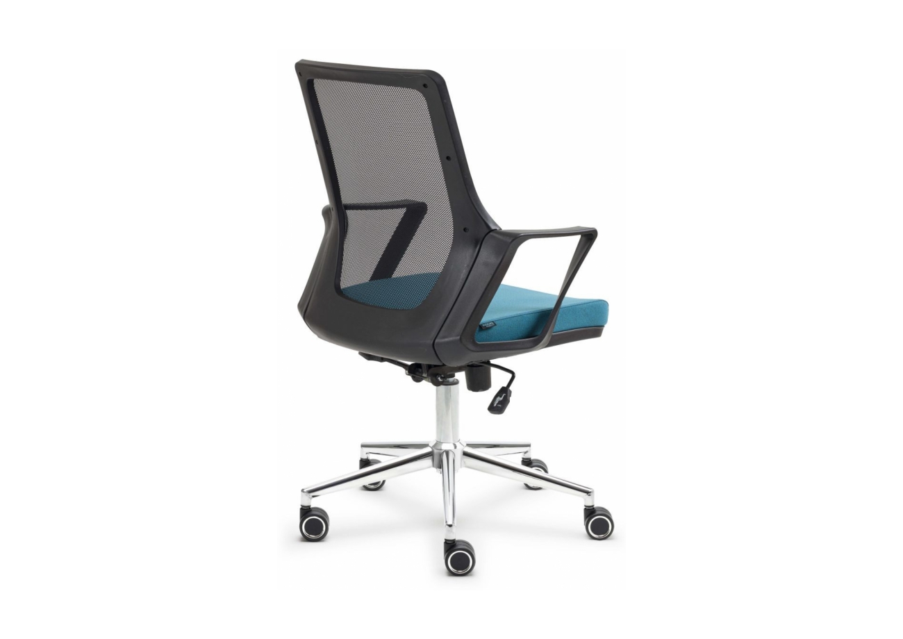 ALPHA OFFICE CHAIR CHROME FEET - AP 1512 K