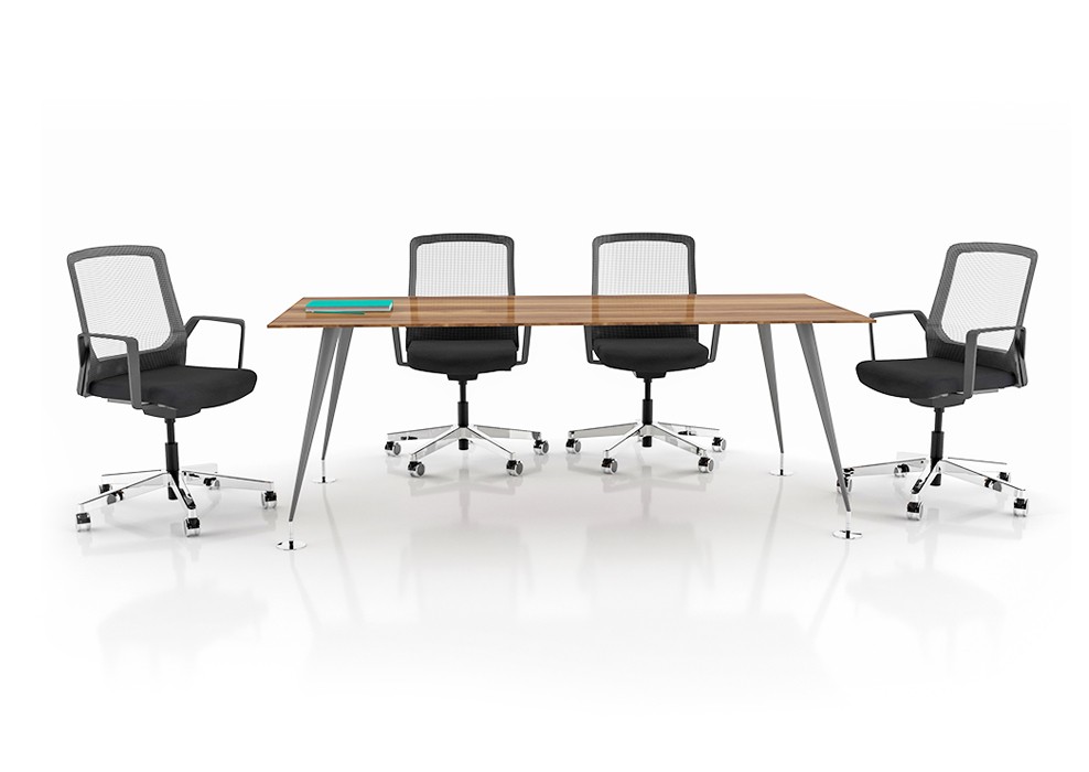 ARCI LACQUERED WOOD MEETING TABLE