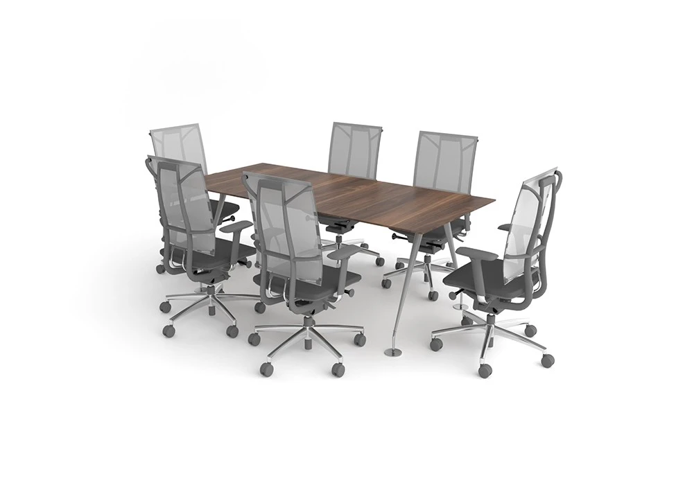 ARCI LACQUERED WOOD MEETING TABLE