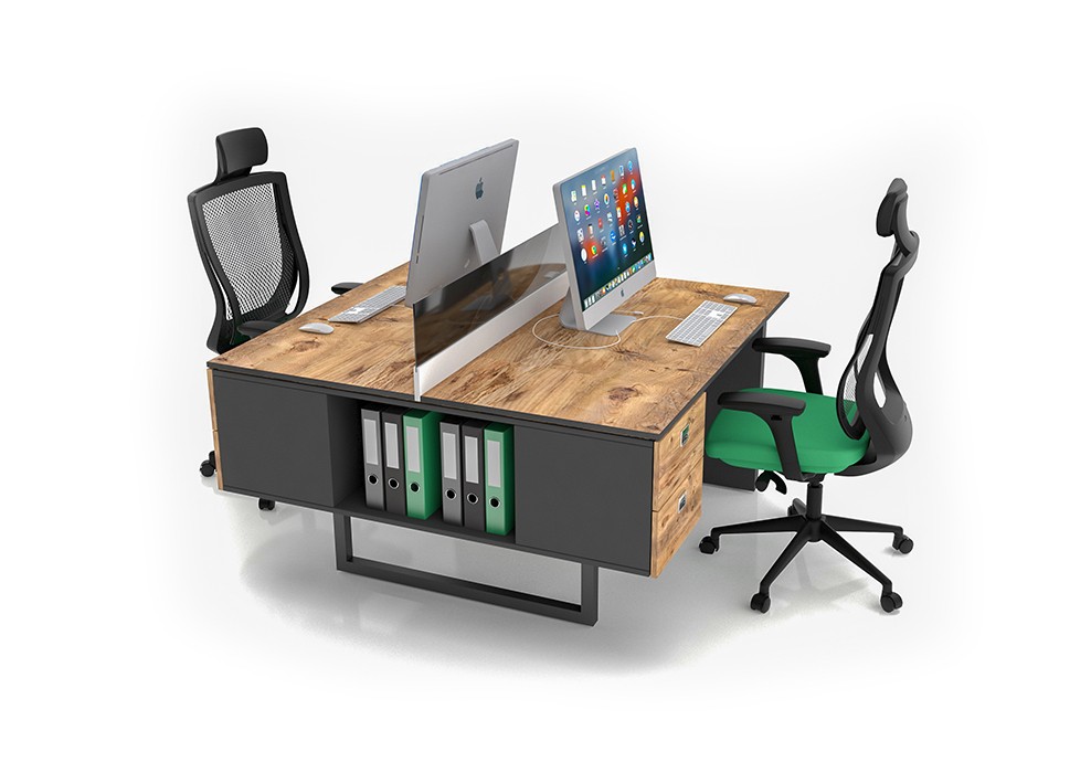 ASTRO 2 PERSON WORKSTATION DESK