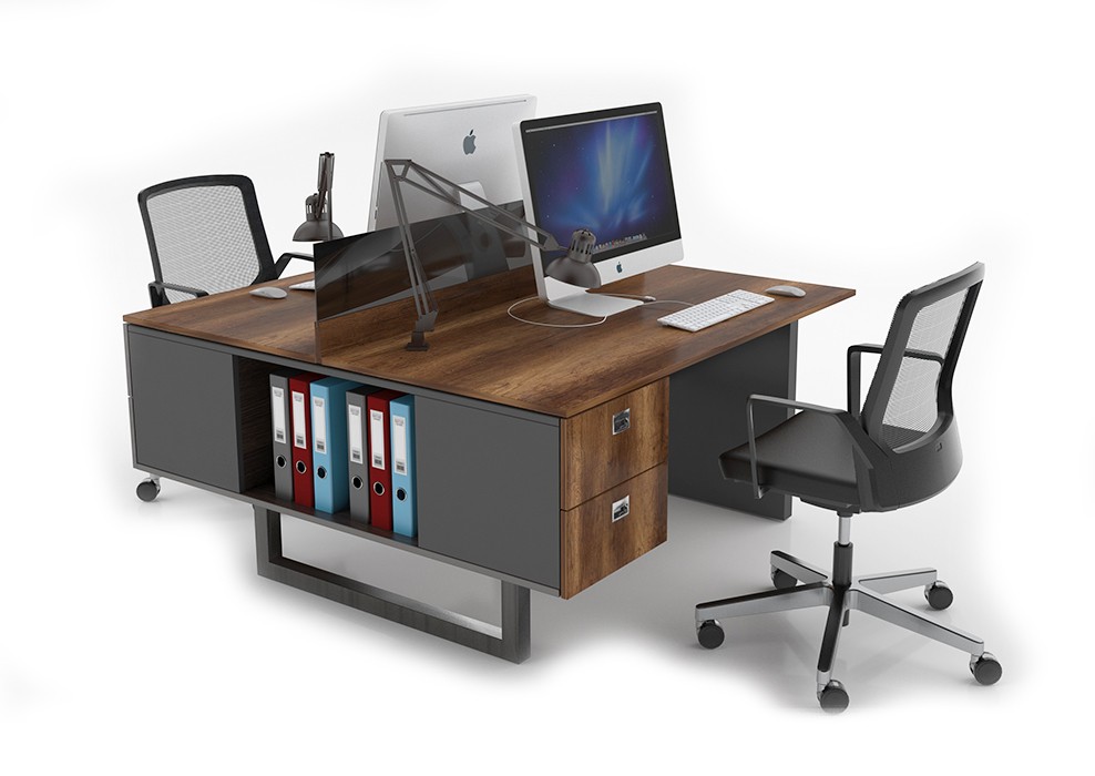 ASTRO 2 PERSON WORKSTATION DESK