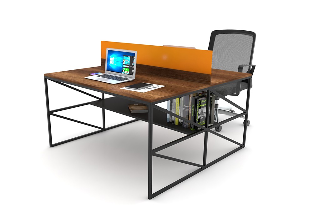 BASIC 2 PERSON WORKSTATION DESK