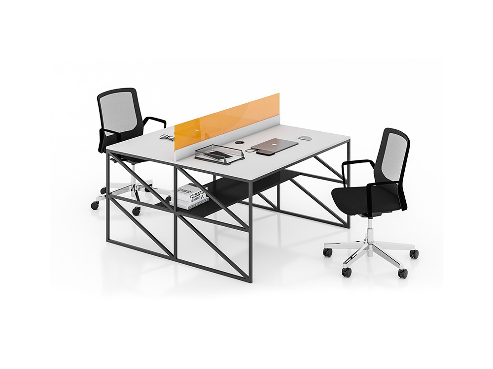 BASIC 2 PERSON WORKSTATION DESK