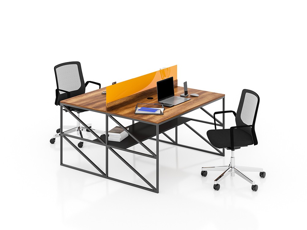 BASIC 2 PERSON WORKSTATION DESK