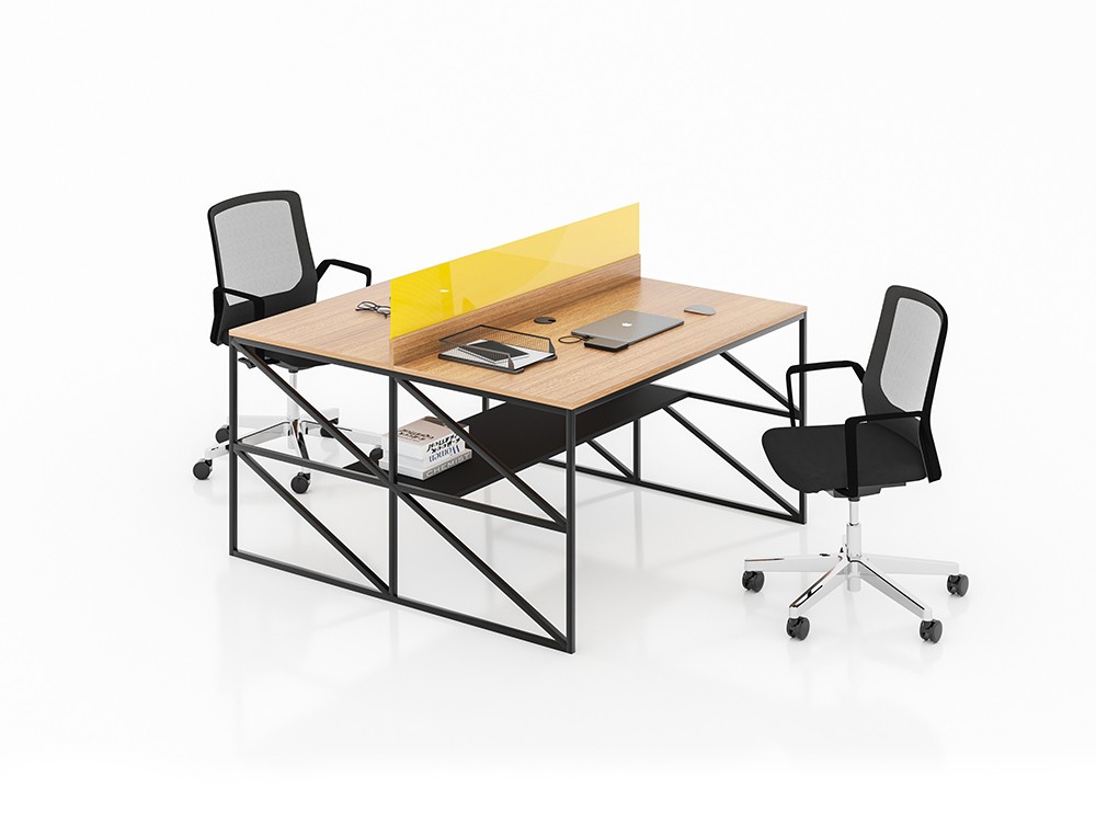 BASIC 2 PERSON WORKSTATION DESK