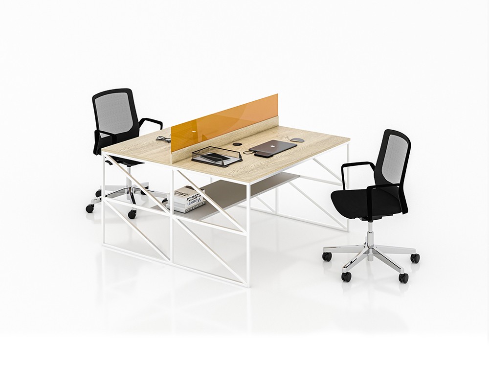 BASIC 2 PERSON WORKSTATION DESK