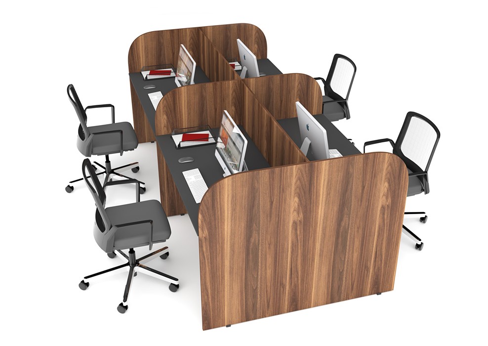 CALL CENTER-4 PERSON WORKSTATION DESK