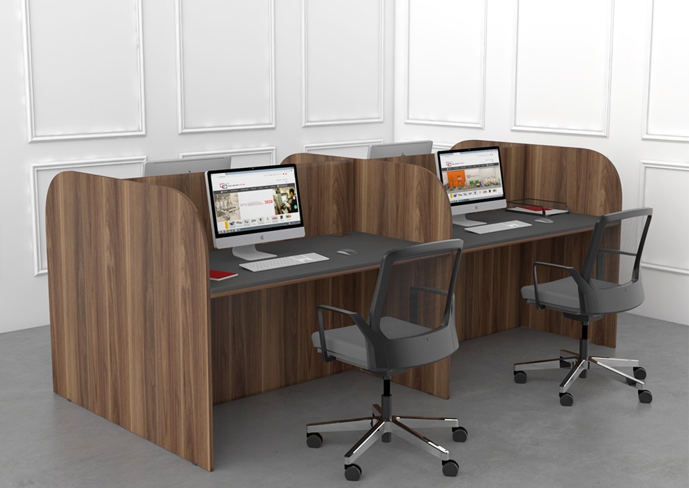 CALL CENTER-4 PERSON WORKSTATION DESK