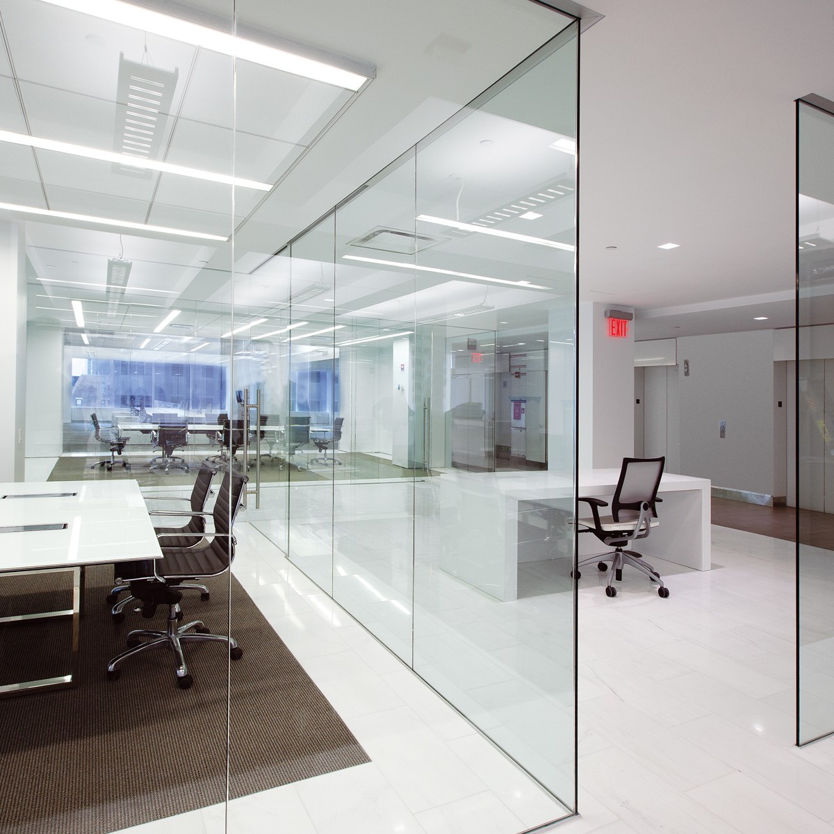 GLASS WALL PARTITION