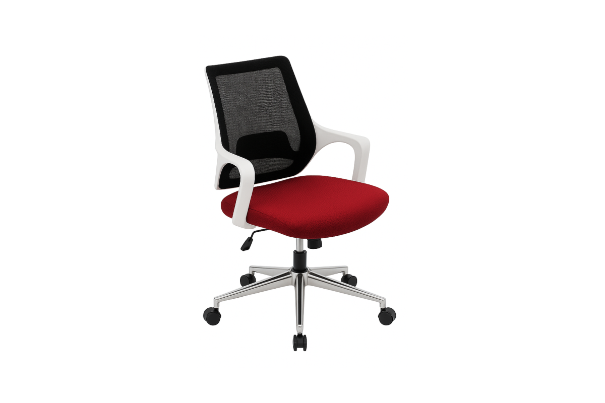 DETİ WORKING CHAIR (WHITE PLASTIC PARTS)