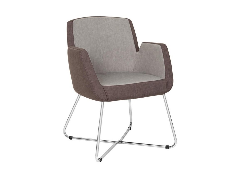 EKIN GUEST CHAIR METAL X LEG - EKN 03 201