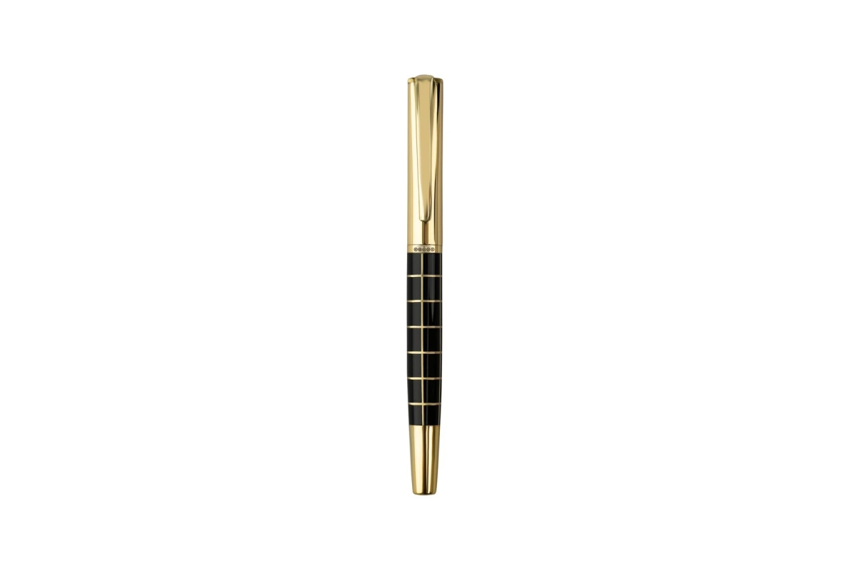 FLOW SİYAH GOLD ROLLER KALEM