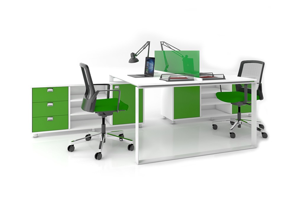 GIFT 2 PERSON WORKSTATION DESK