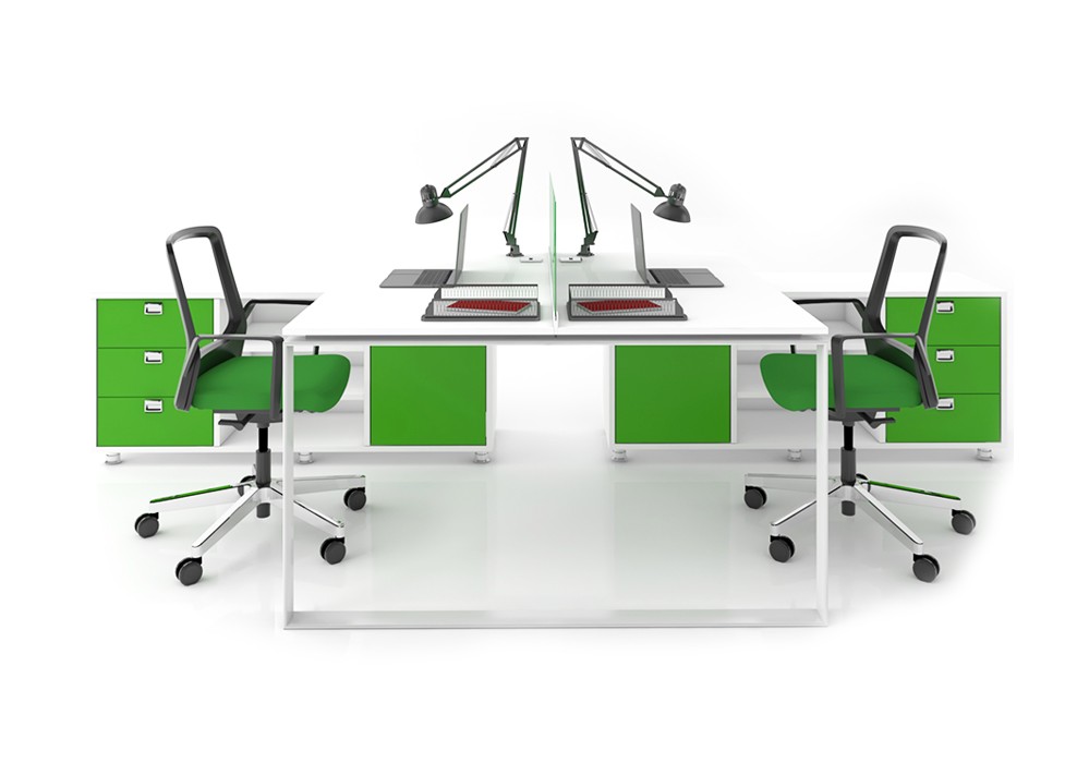 GIFT 2 PERSON WORKSTATION DESK