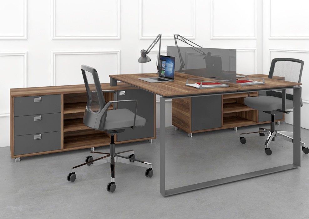 GIFT 2 PERSON WORKSTATION DESK