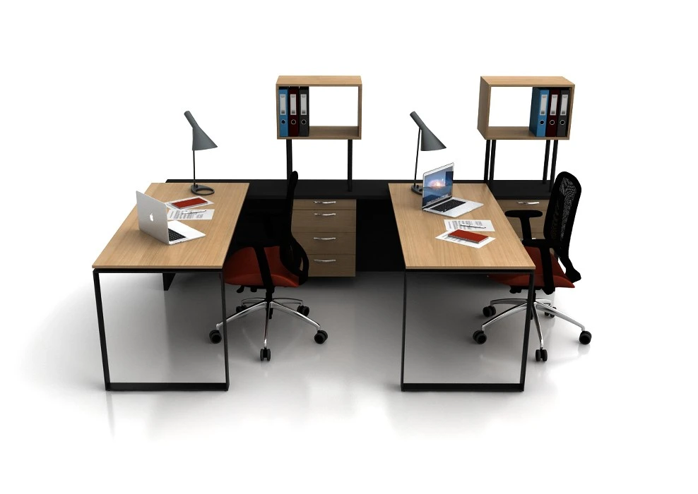 Glass Order 2 Person Workstatıon Desk
