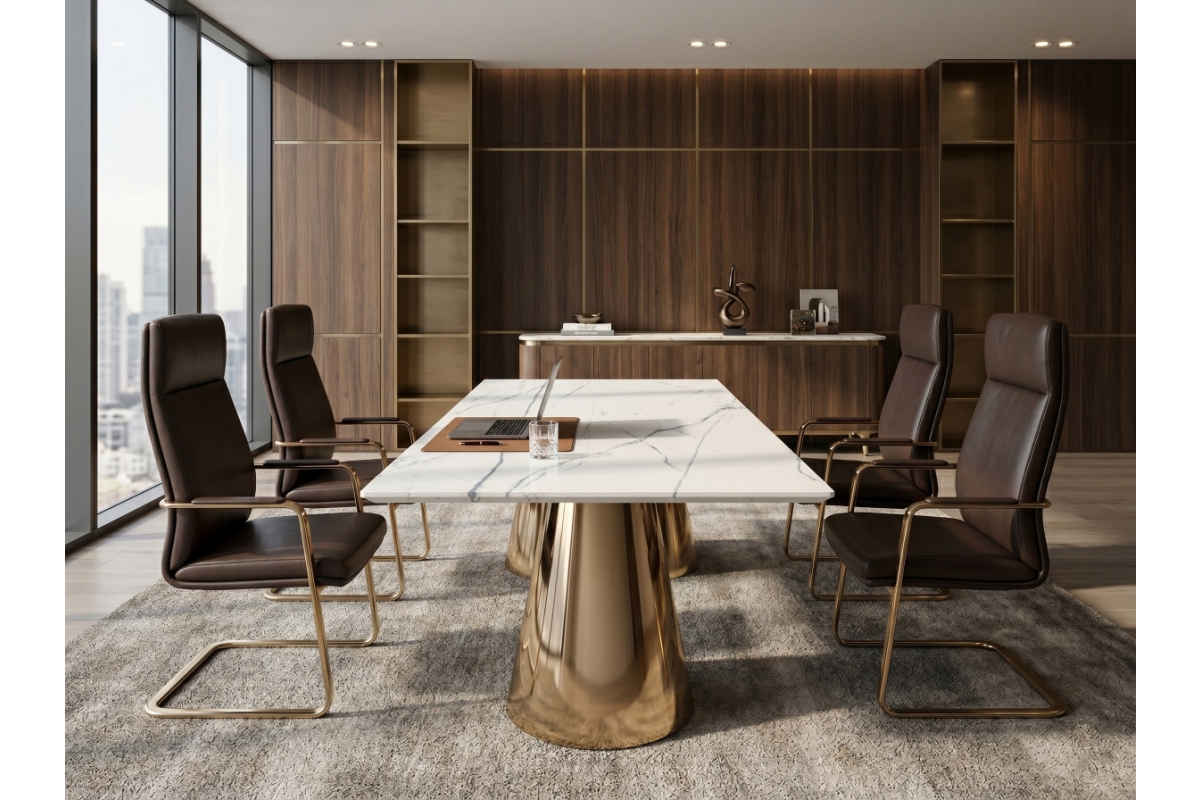 GOLD MEETING TABLE