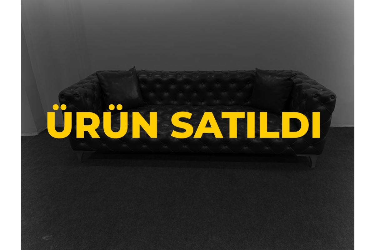 İMAJ DİKİŞLİ ÜÇLÜ KANEPE - OUTLET - ANKARA