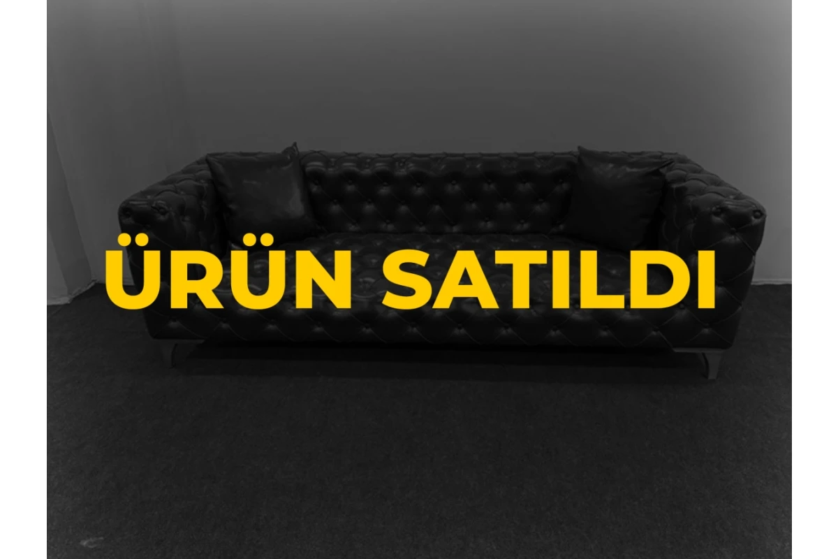 İMAJ DİKİŞLİ ÜÇLÜ KANEPE - OUTLET - ANKARA