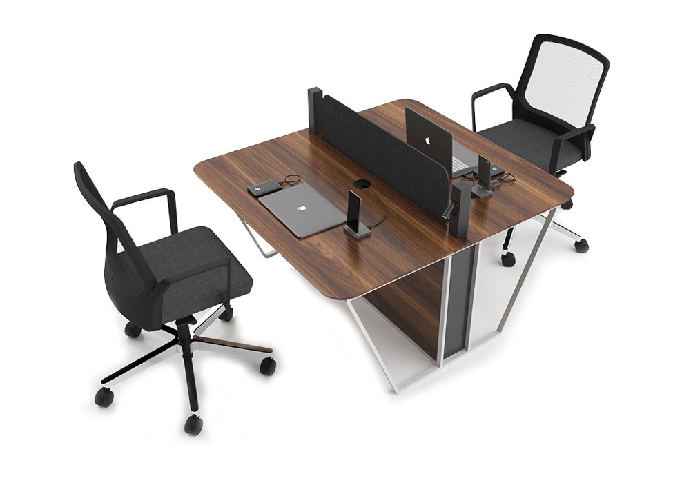 KUBA 2 PERSON WORKSTATION DESK