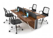 KUBA 4 PERSON WORKSTATION DESK