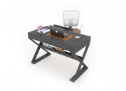 BUREAU D'ÉTUDE AVEC ÉTAGÈRE + CHAISE D'ÉTUDE