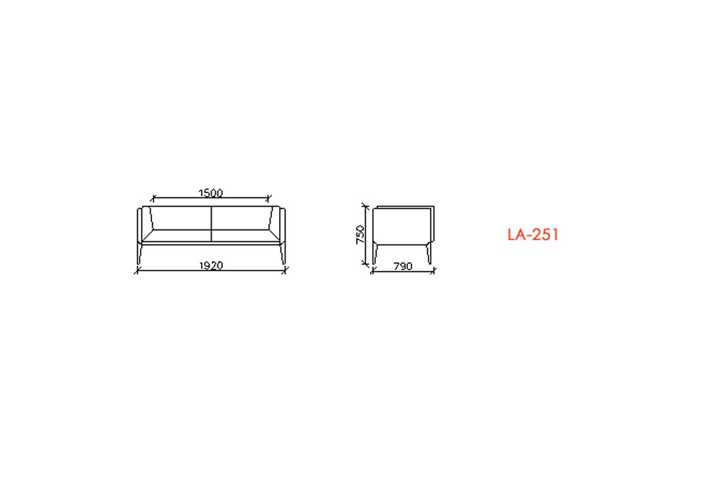 LAYER İKİLİ BUÇUKLUK KANEPE