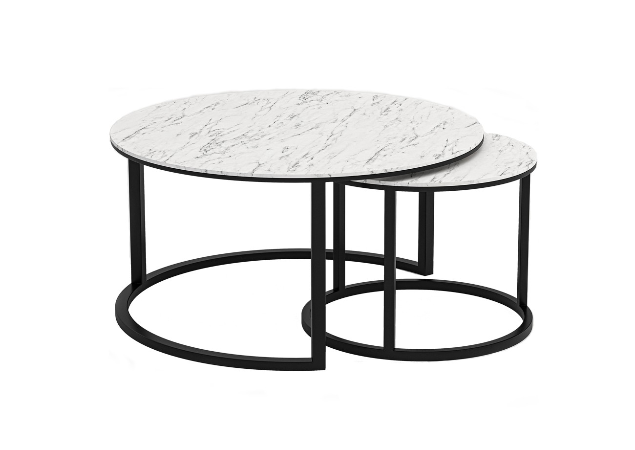 TABLE RONDE DOUBLE LILA