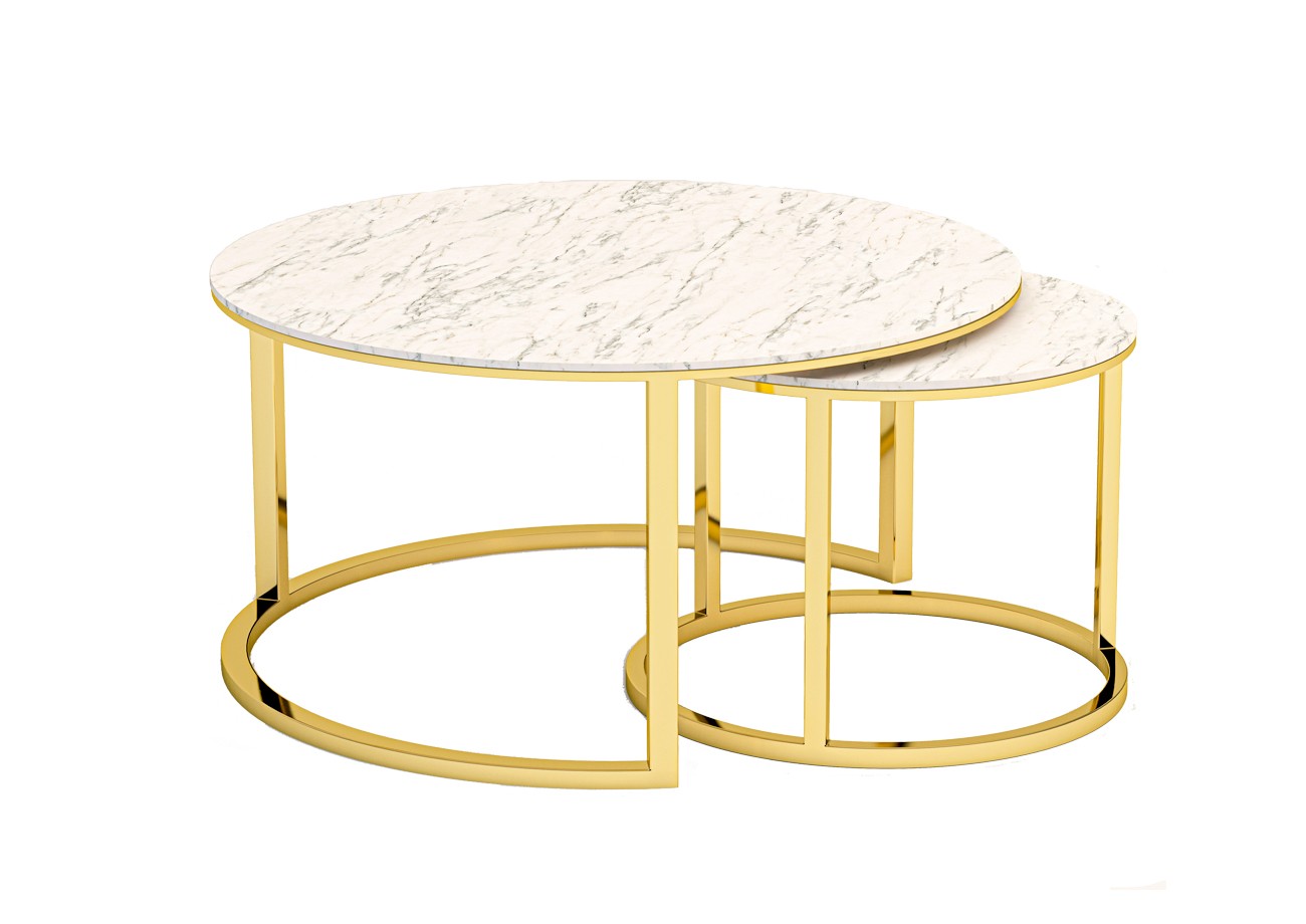 LILA DOUBLE ROUND TABLE