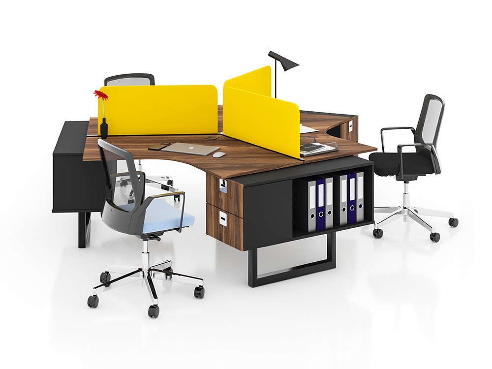 NIL 3 PERSON WORKSTATION DESK