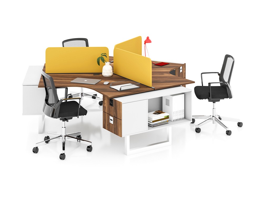 NIL 3 PERSON WORKSTATION DESK