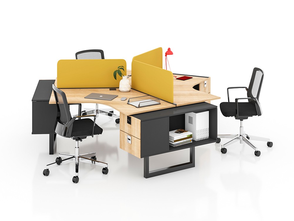 NIL 3 PERSON WORKSTATION DESK