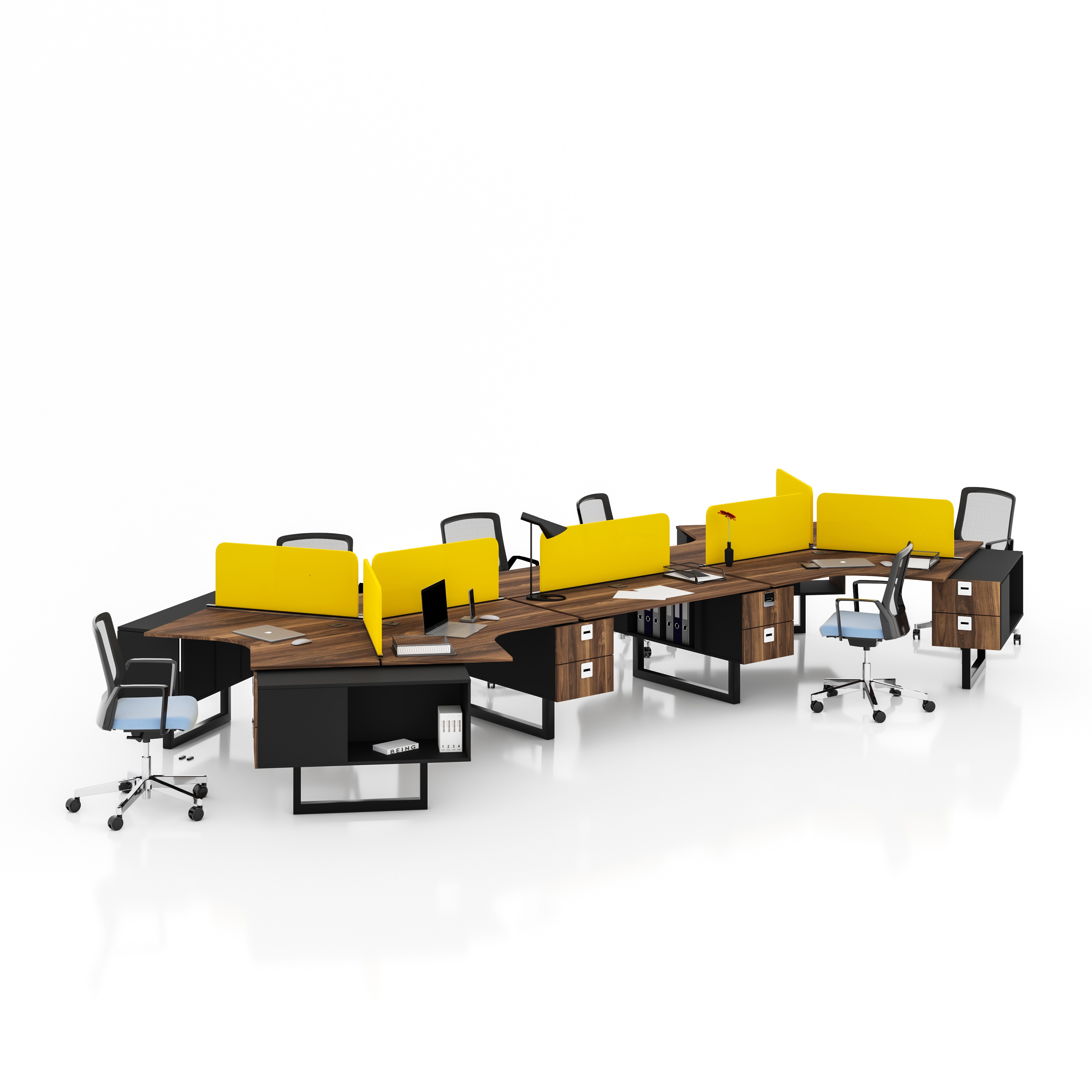 NIL 8 PERSON WORKSTATION DESK