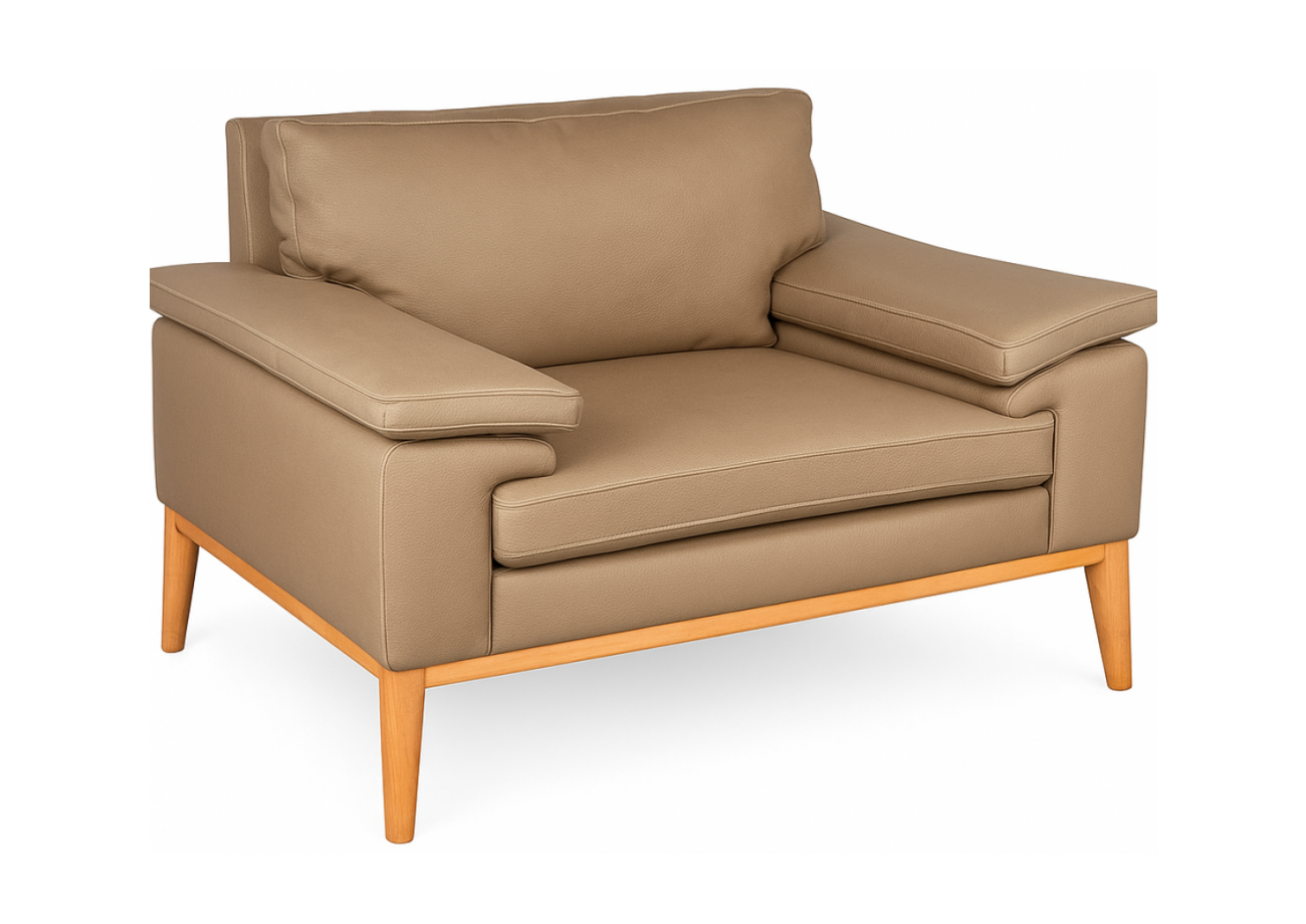 NOVA WOODEN SINGLE SOFA