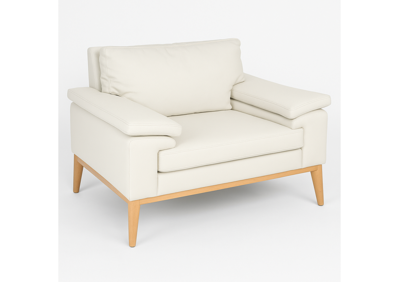 NOVA WOODEN SINGLE SOFA
