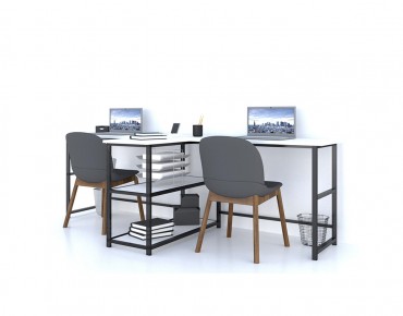 ADA DOUBLE STUDY DESK