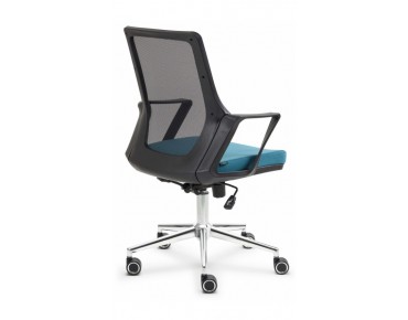 ALPHA OFFICE CHAIR CHROME FEET - AP 1512 K