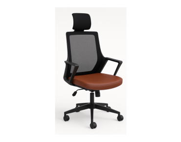 ALPHA EXECUTIVE CHAIR CHROME FEET- AP 1511 K