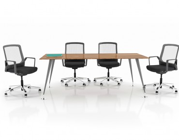 ARCI LACQUERED WOOD MEETING TABLE