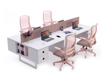 ASTRO 4 PERSON WORKSTATION DESK