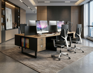 ASTRO 4 PERSON WORKSTATION DESK