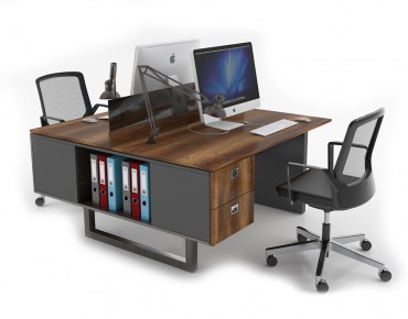 ASTRO 2 PERSON WORKSTATION DESK