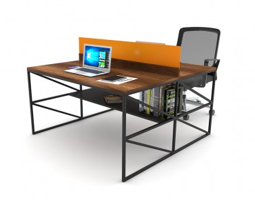 BASIC 2 PERSON WORKSTATION DESK