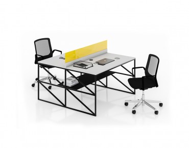 BASIC 2 PERSON WORKSTATION DESK