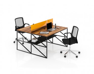 BASIC 2 PERSON WORKSTATION DESK